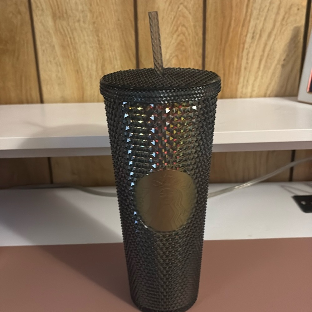 Starbucks black oil slick tumbler